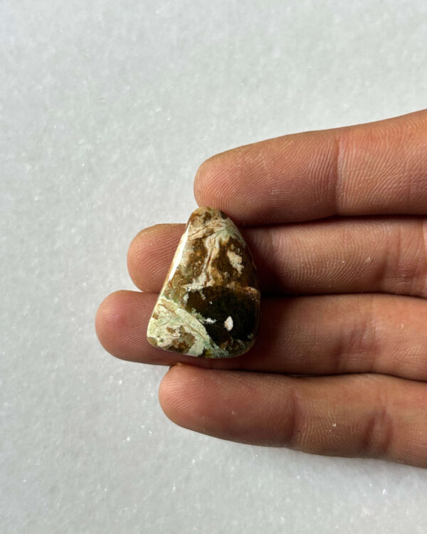 27mm Chrome Chalcedony Cabochon for Handmade Pendants