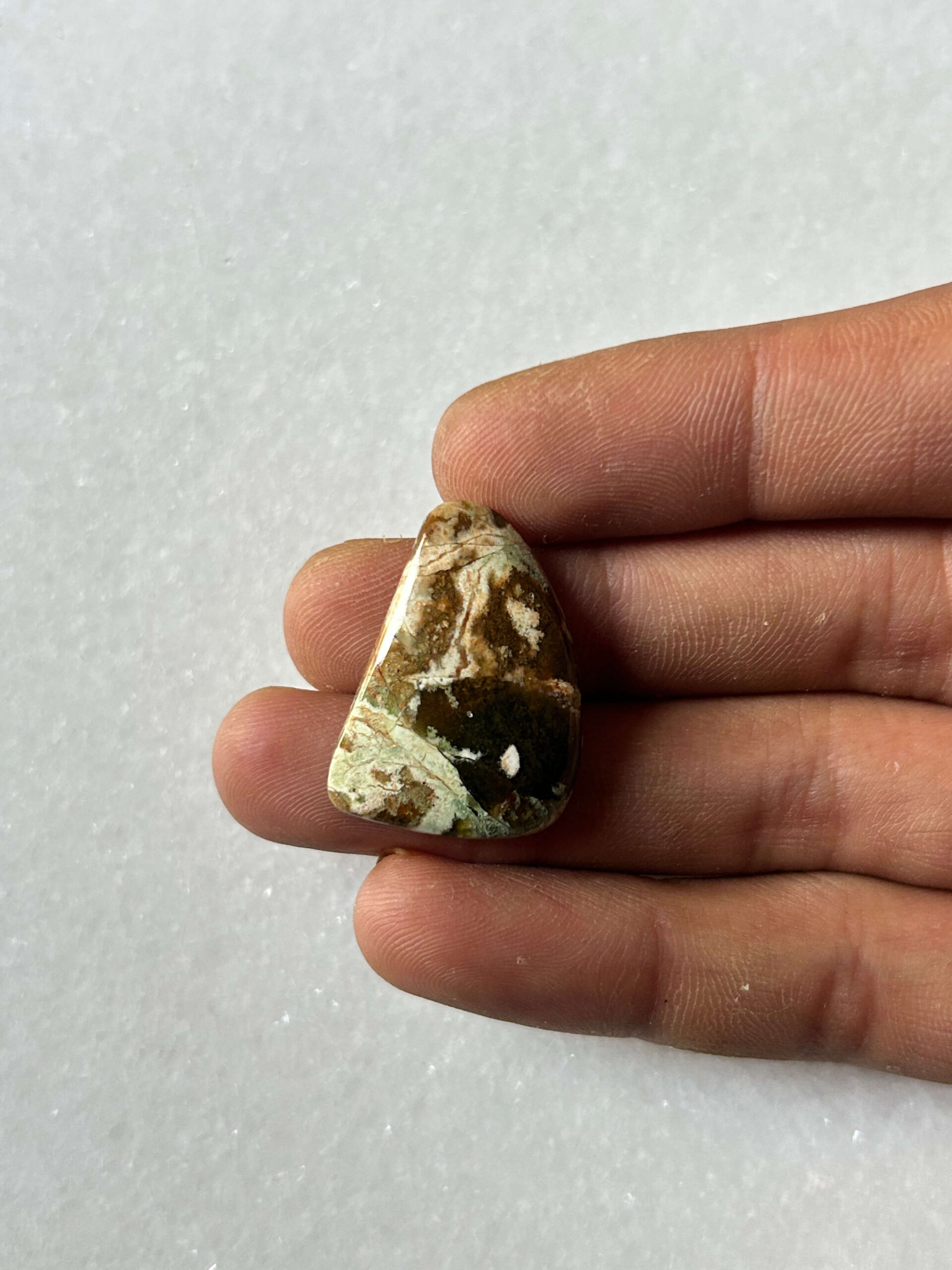 27mm Chrome Chalcedony Cabochon for Handmade Pendants