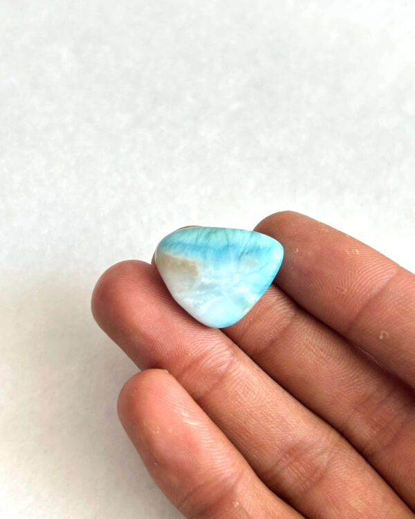 Special Price Natural Larimar Cabochon for Wire Wrapping - 24 mm