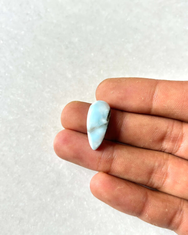 Special Price Natural Larimar Jewelry Stone - 22 mm