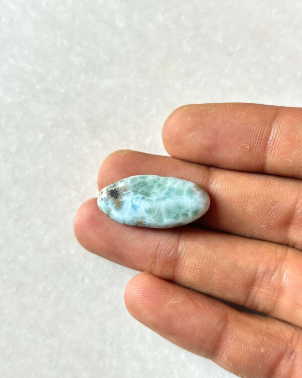 Special Price Natural Larimar Cabochon Stone - 27 mm