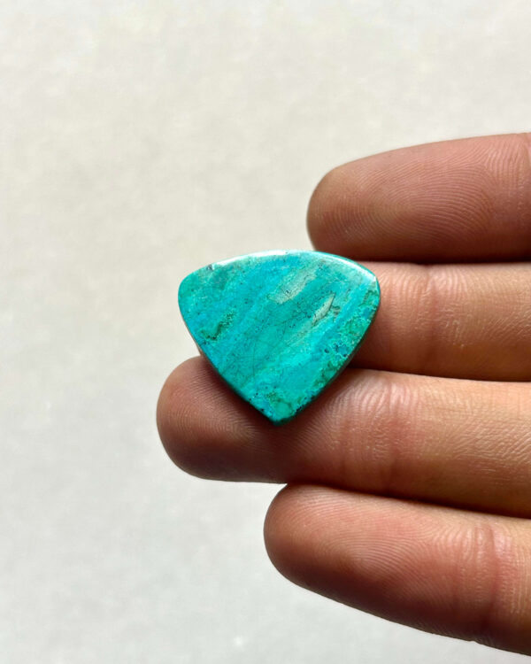 21 mm Malachite Chrysocolla Cabochon for Jewelry Making