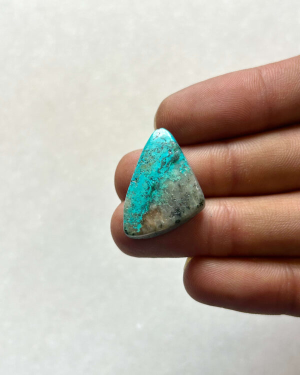 27 mm Green and Blue Malachite Chrysocolla Cabochon