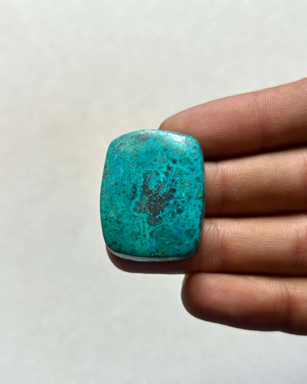 32 mm Malachite Chrysocolla Cabochon for Jewelry Making