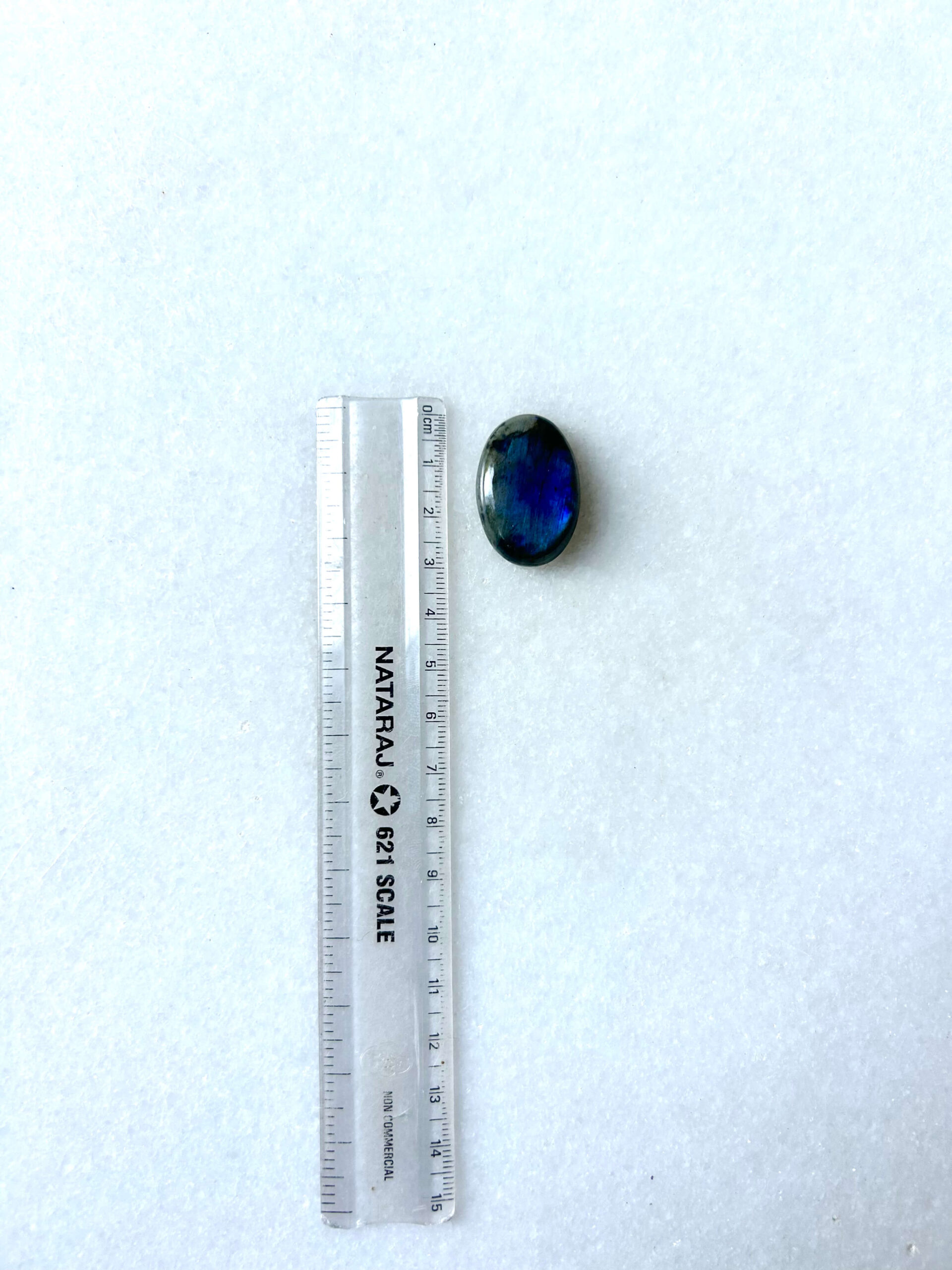 30 mm Blue Labradorite for Macrame - Image 2