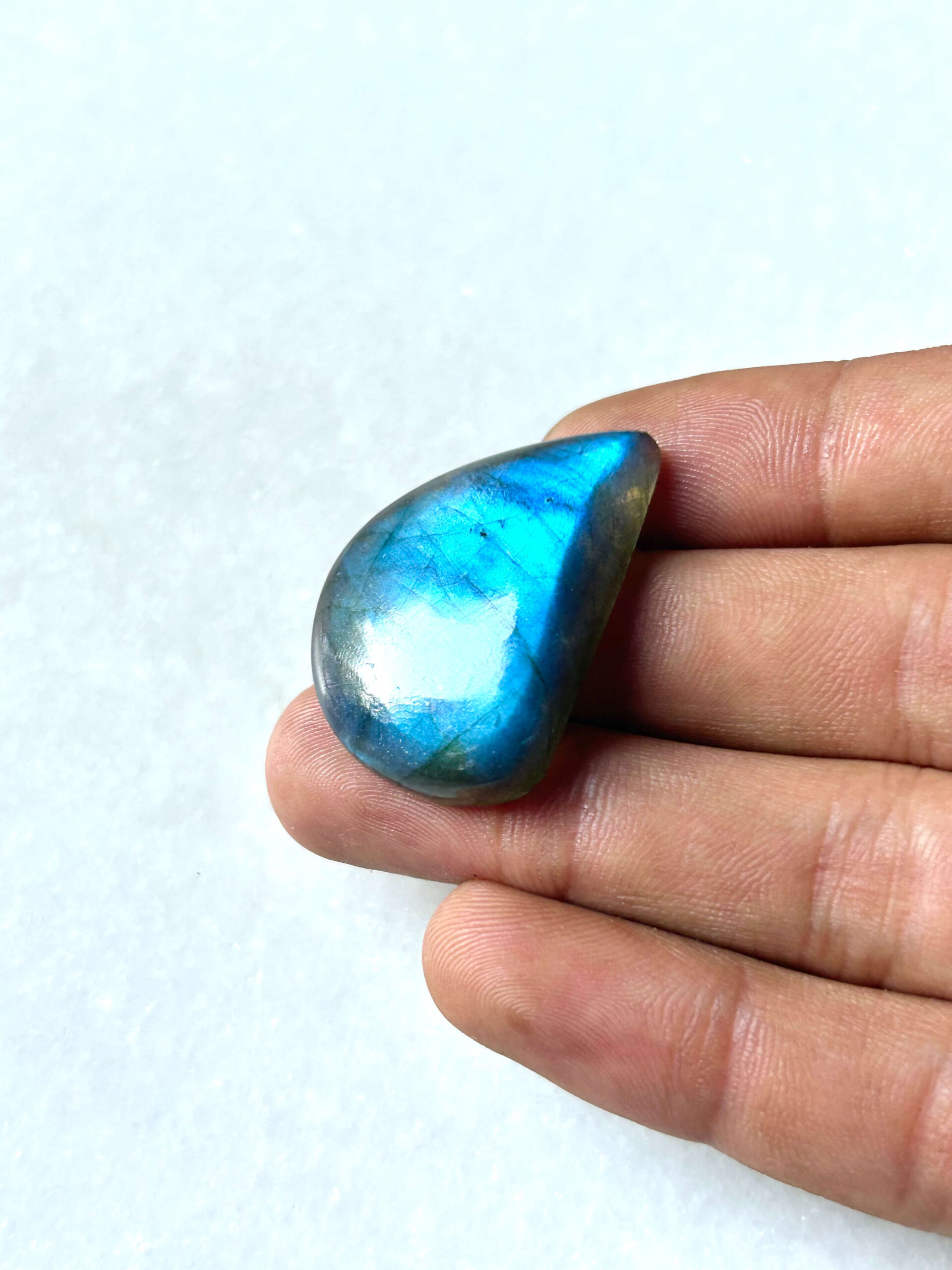 34 mm Labradorite Stone for Jewelry Making