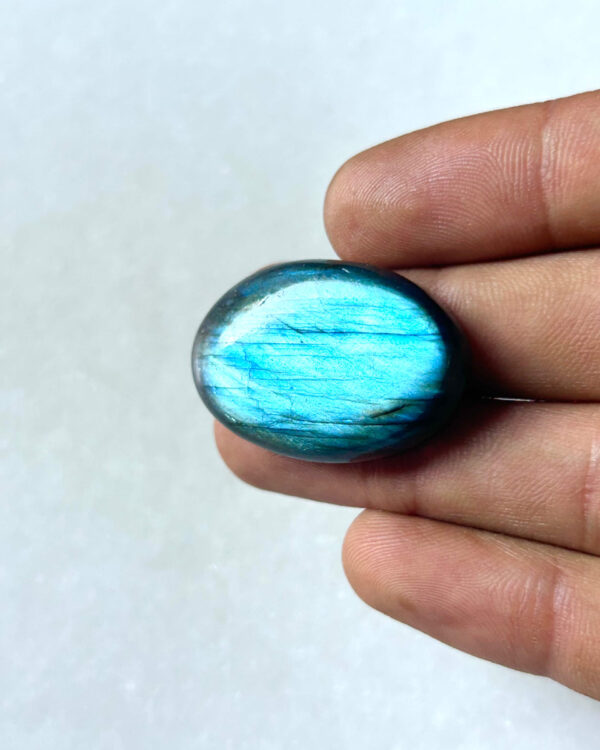 34 mm Blue Flash Labradorite Gemstone