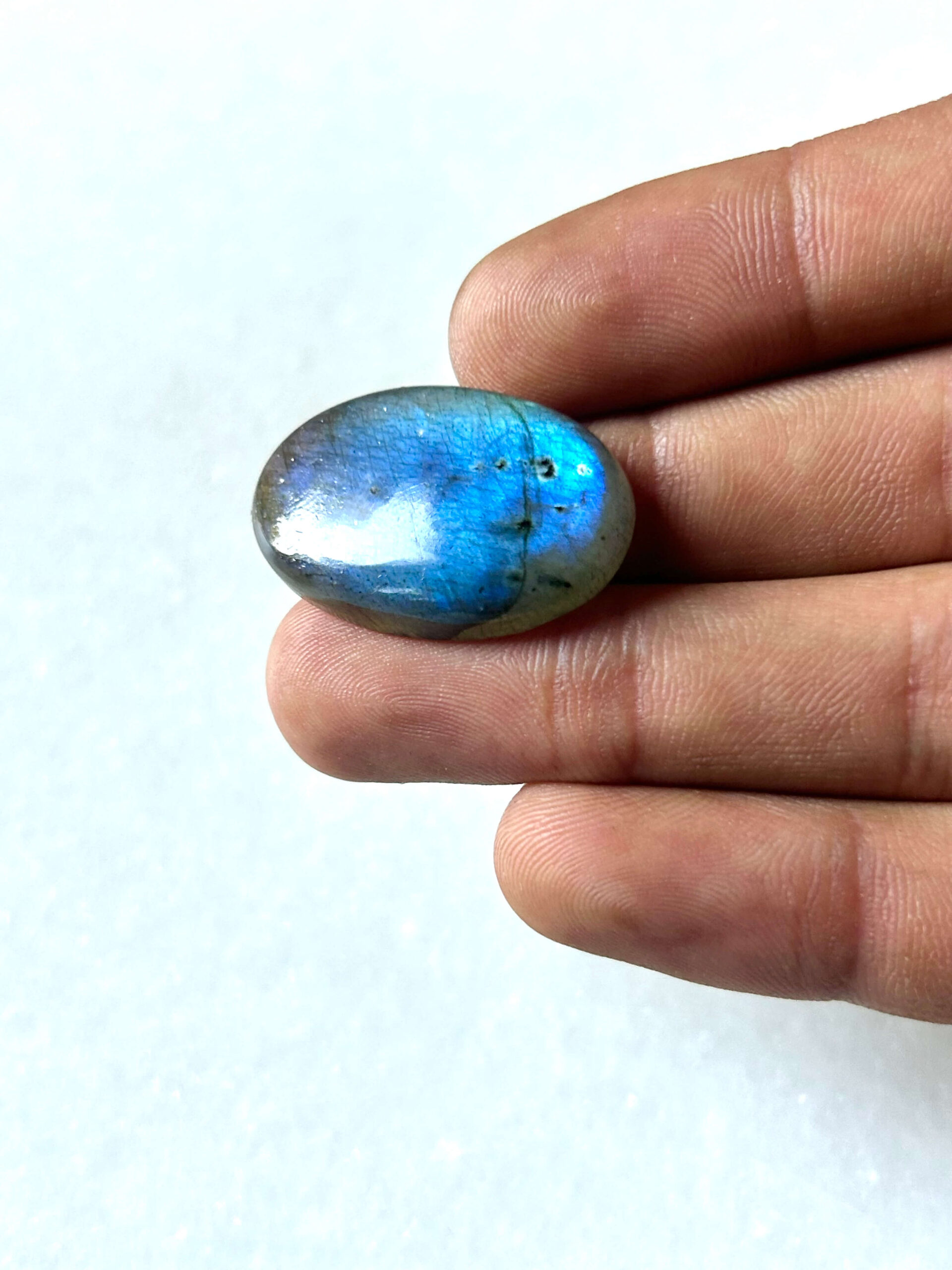 30 mm Labradorite Stone for Jewelry Making