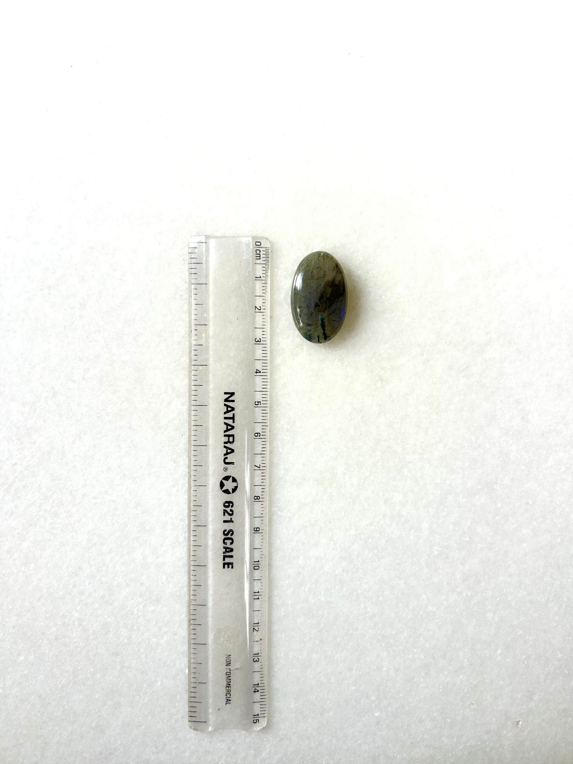 28 mm Blue Labradorite for Macrame - Image 2