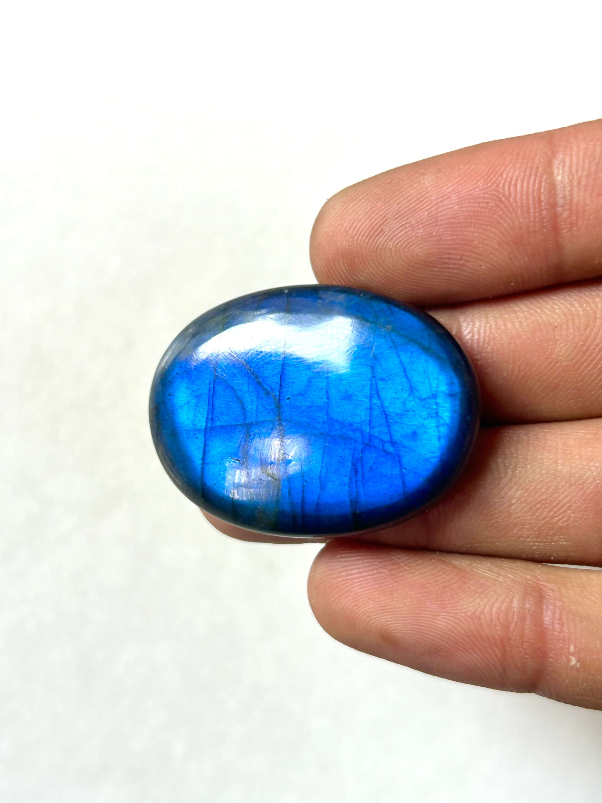 37 mm Blue Flash Labradorite Gemstone