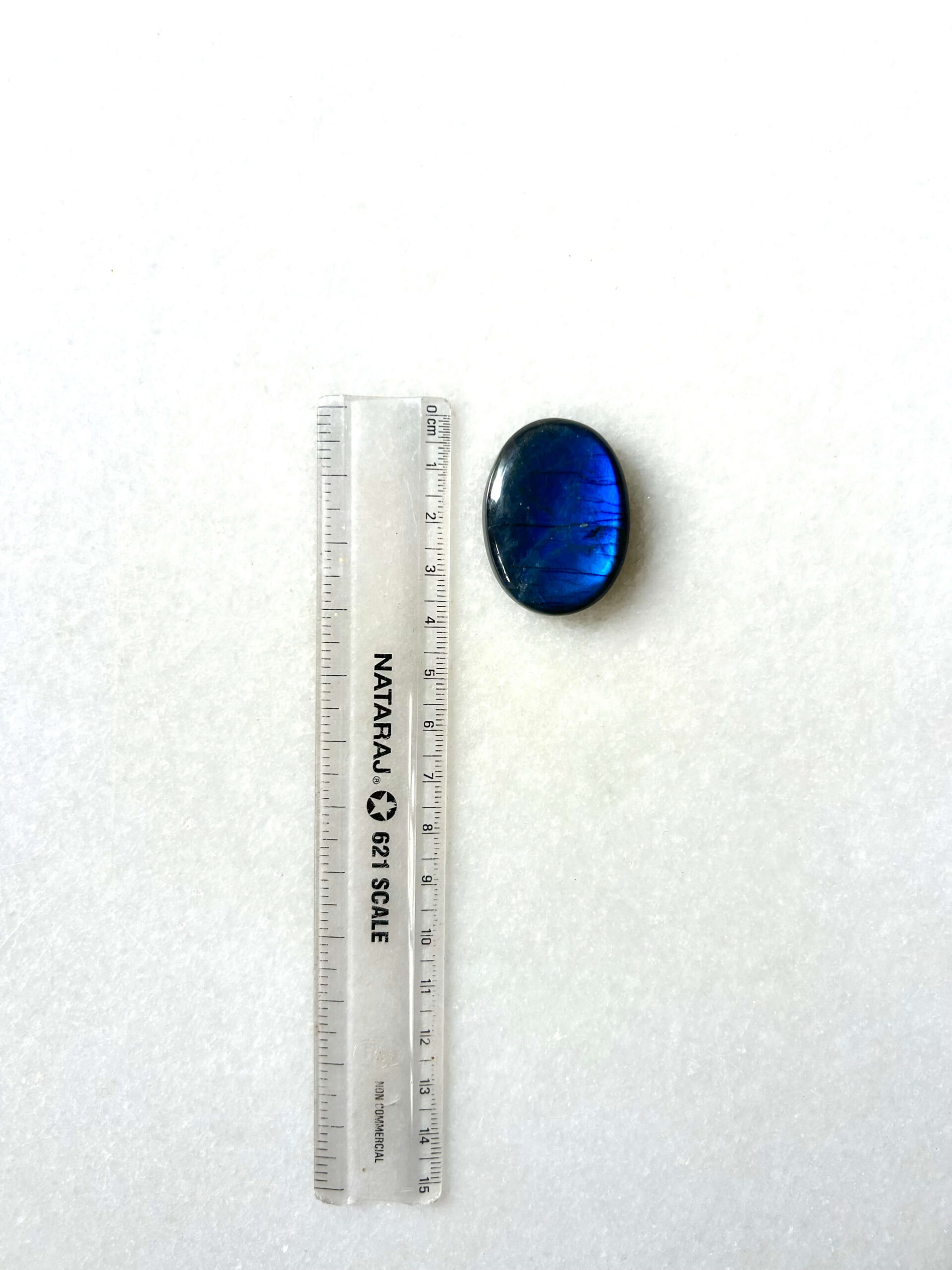 37 mm Blue Flash Labradorite Gemstone - Image 2