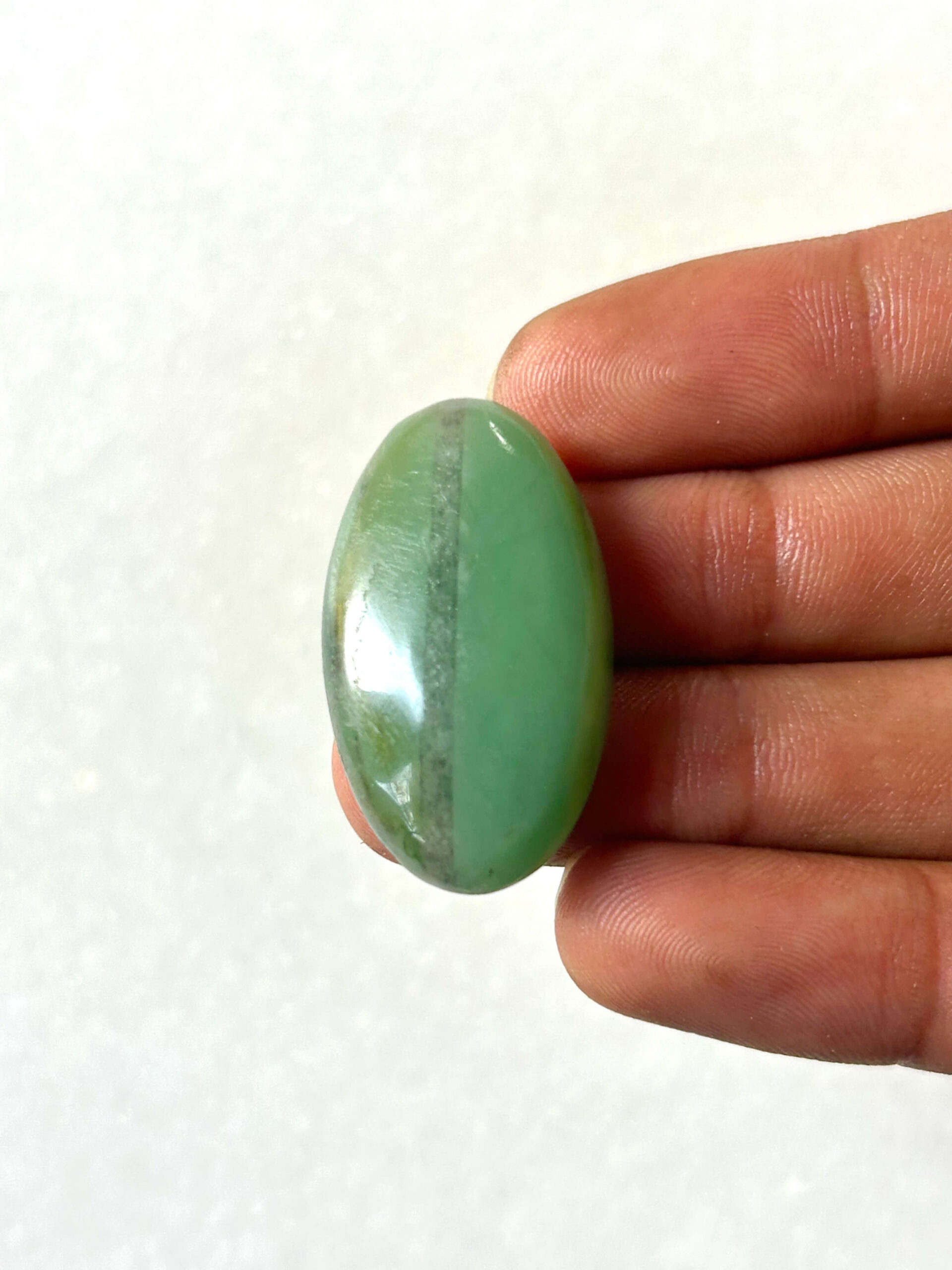35 mm Freeform Jade Cabochon - Image 2