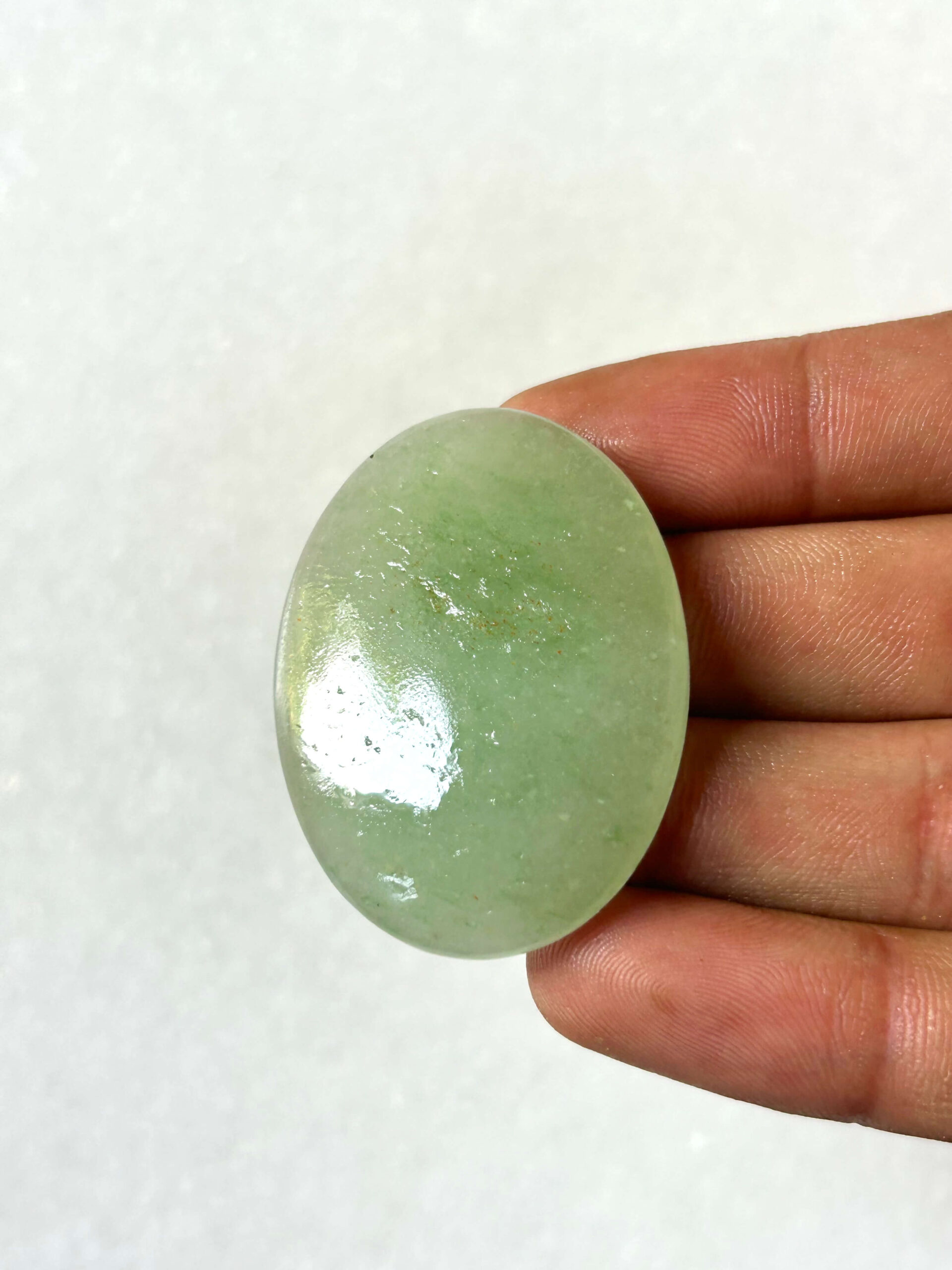 43 mm Jade Cabochon for Macrame