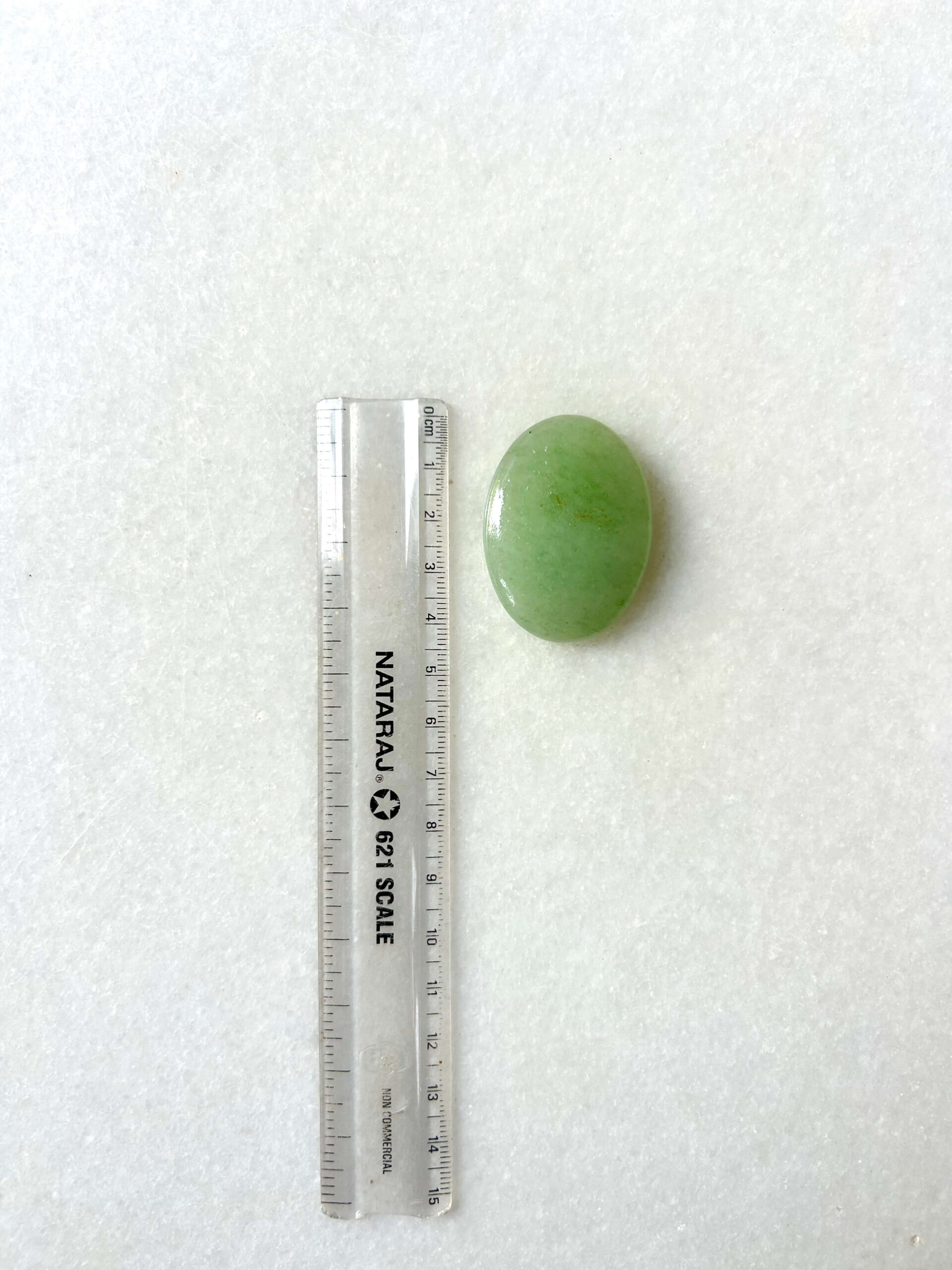 43 mm Jade Cabochon for Macrame - Image 2