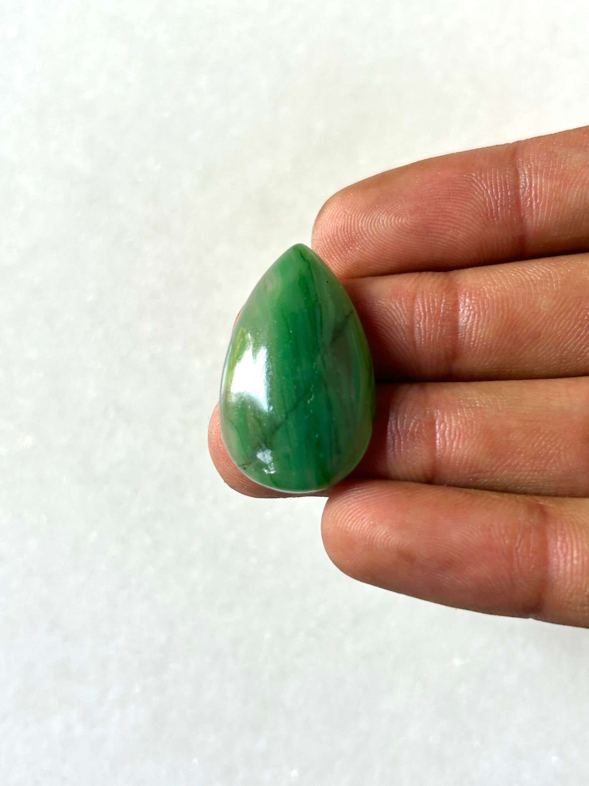 32 mm Jade Stone for Jewelry Making