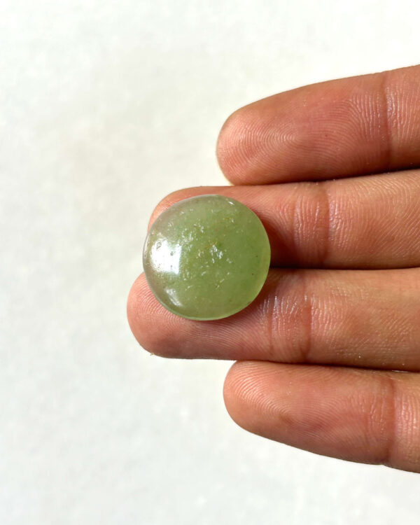 20 mm Jade Cabochon for Macrame
