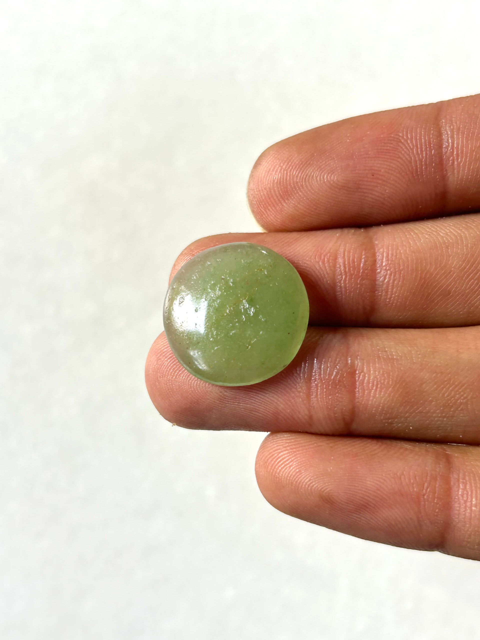 20 mm Jade Cabochon for Macrame