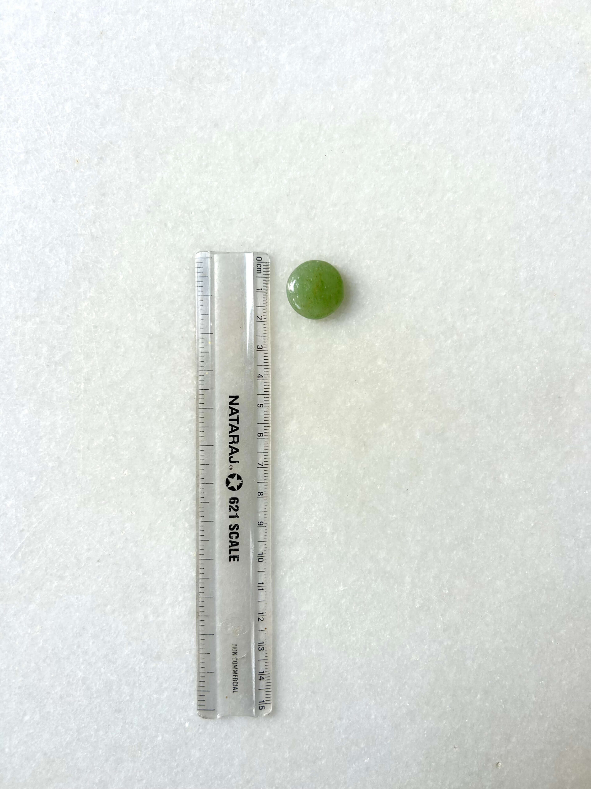 20 mm Jade Cabochon for Macrame - Image 2
