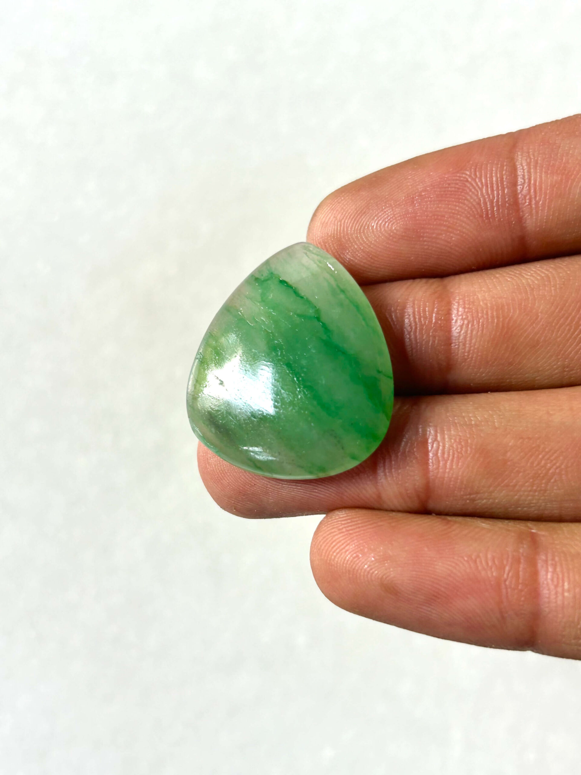 29 mm Jade Stone for Jewelry Making