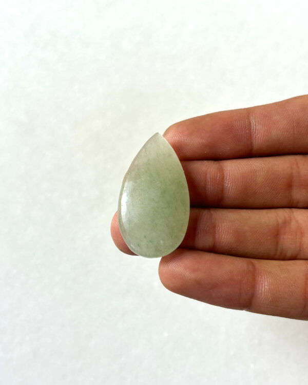 37 mm Jade Cabochon for Handmade Designs