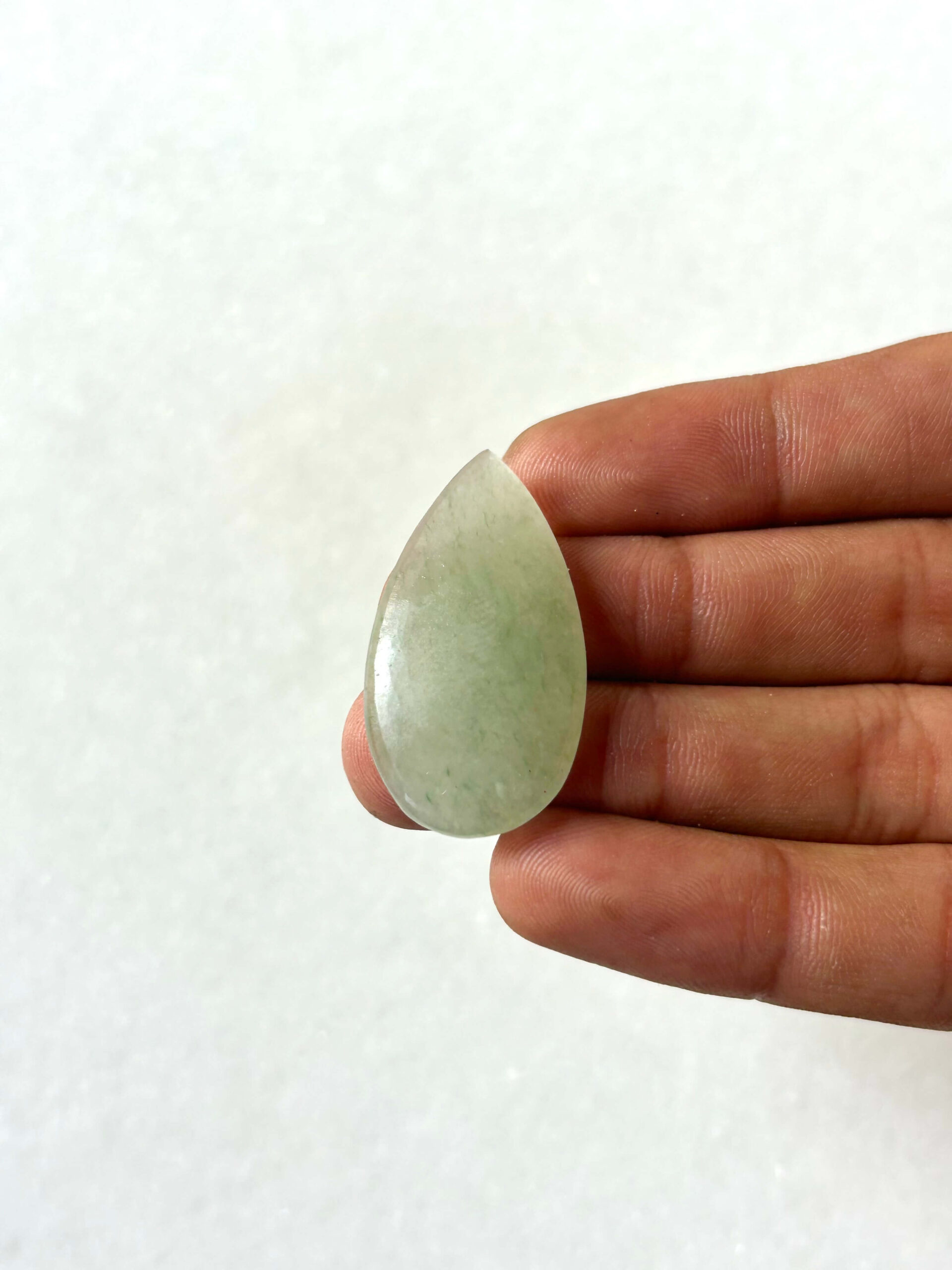 37 mm Jade Cabochon for Handmade Designs