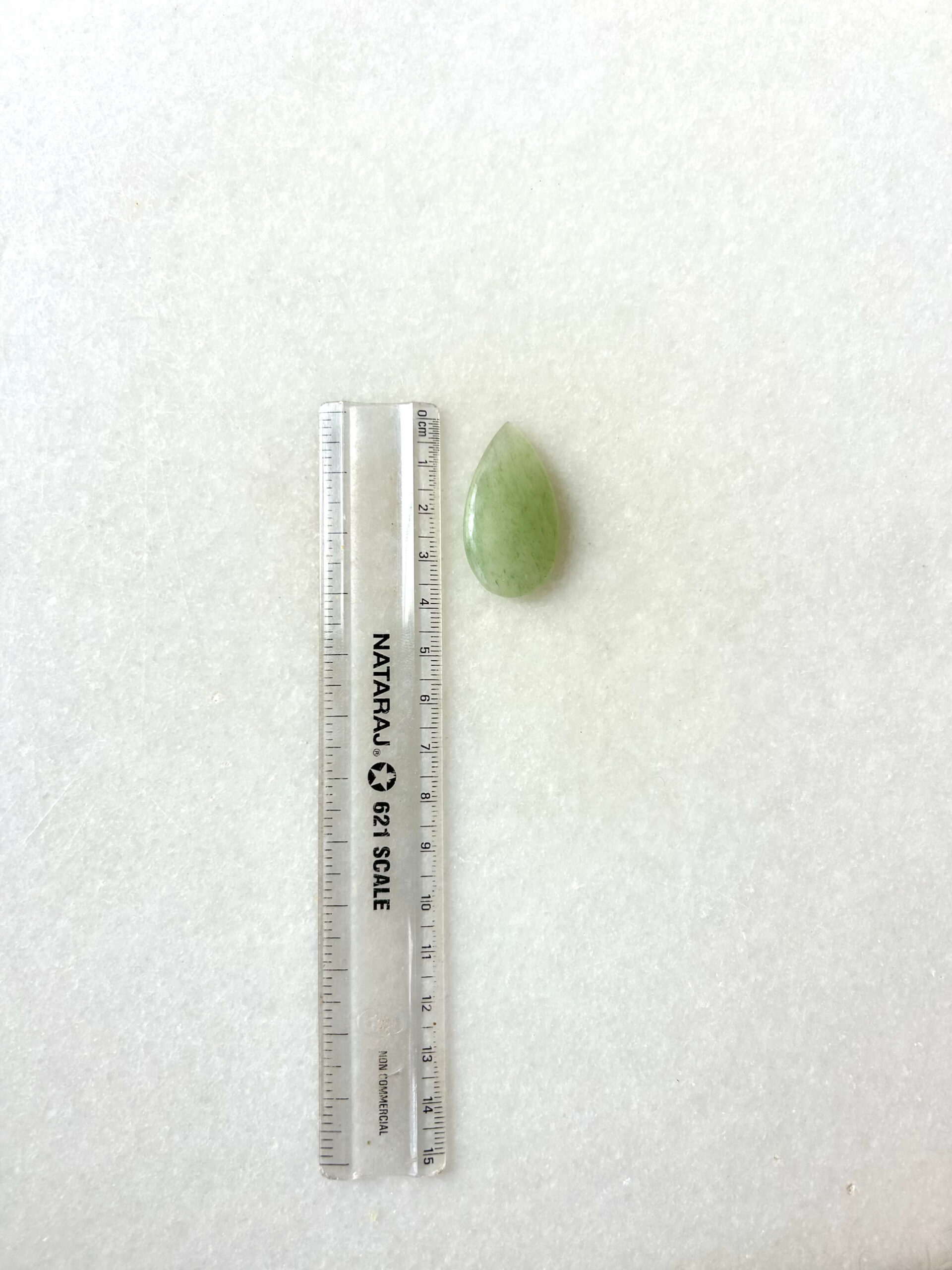 37 mm Jade Cabochon for Handmade Designs - Image 2