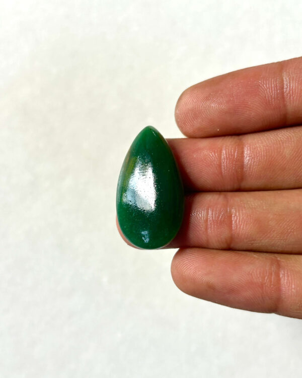 31 mm Jade Cabochon for Macrame