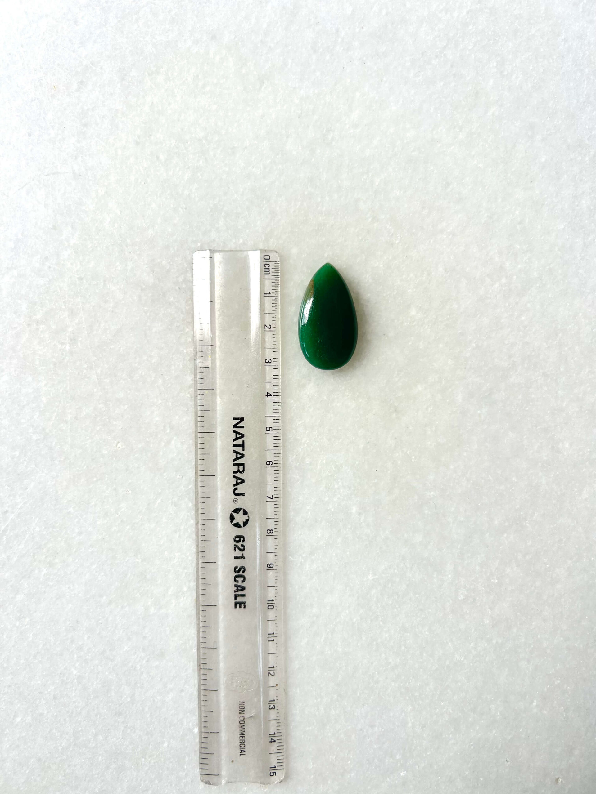 31 mm Jade Cabochon for Macrame - Image 2