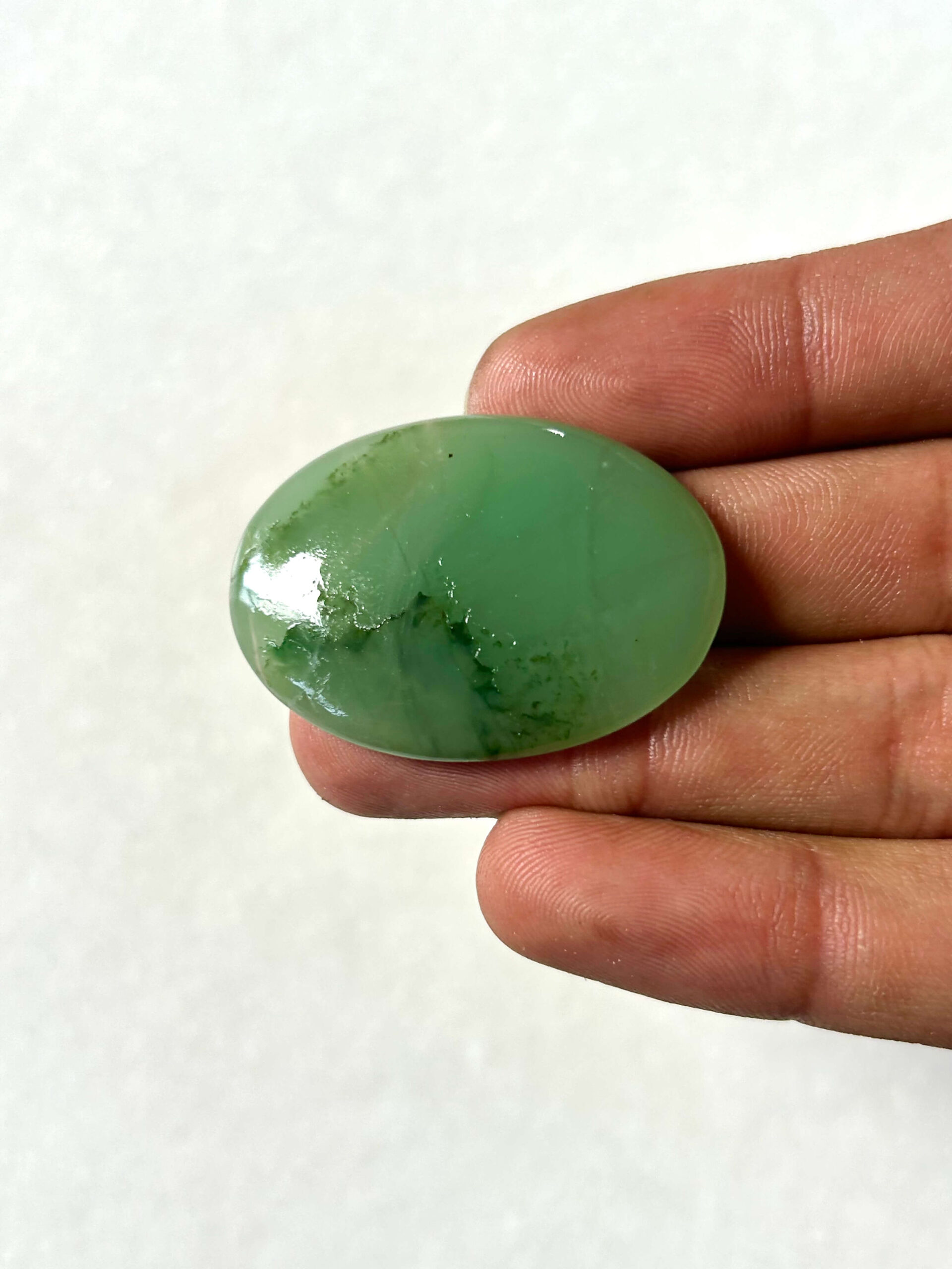 39 mm Jade Stone for Jewelry Making