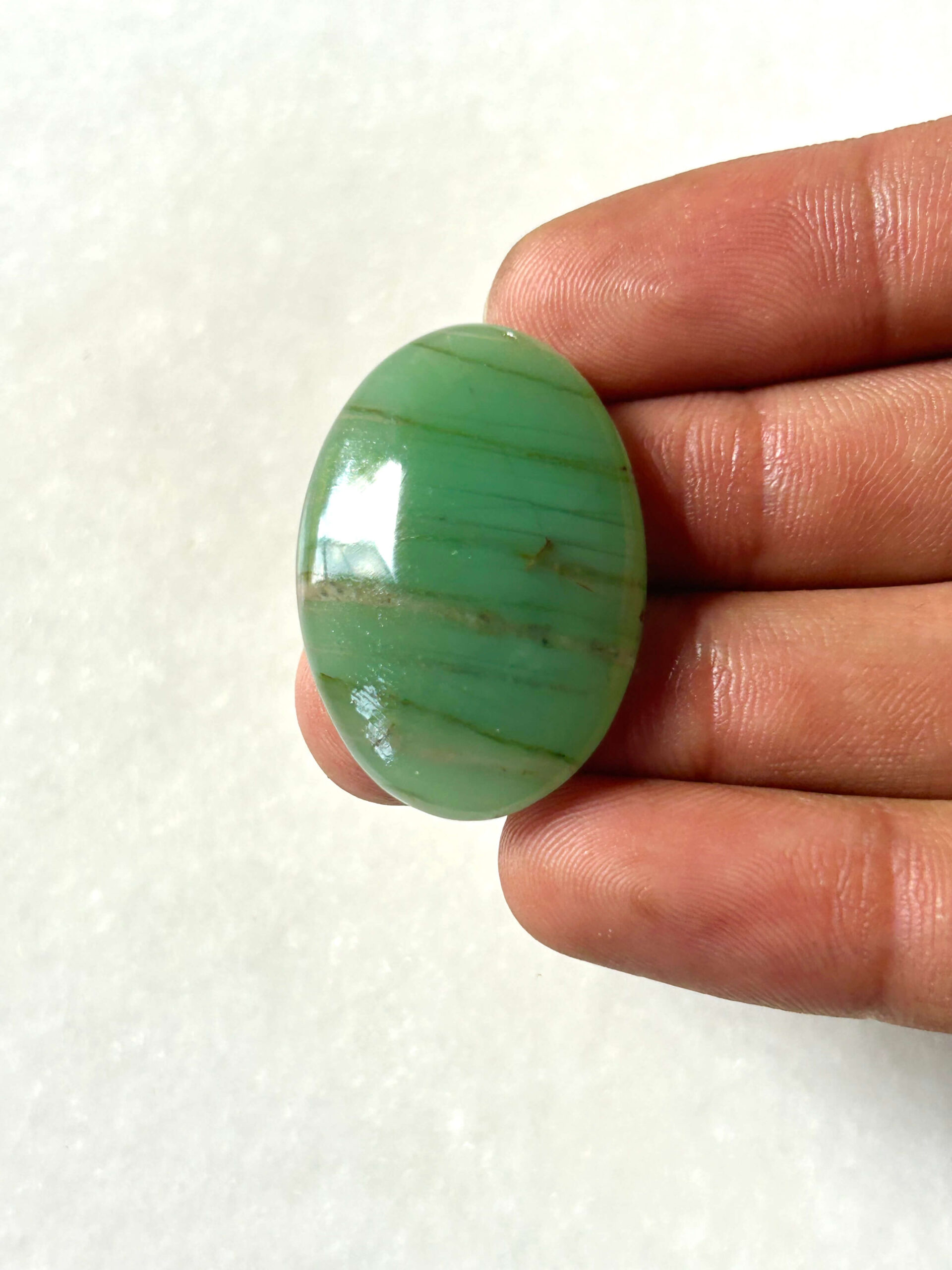 34 mm Jade Cabochon