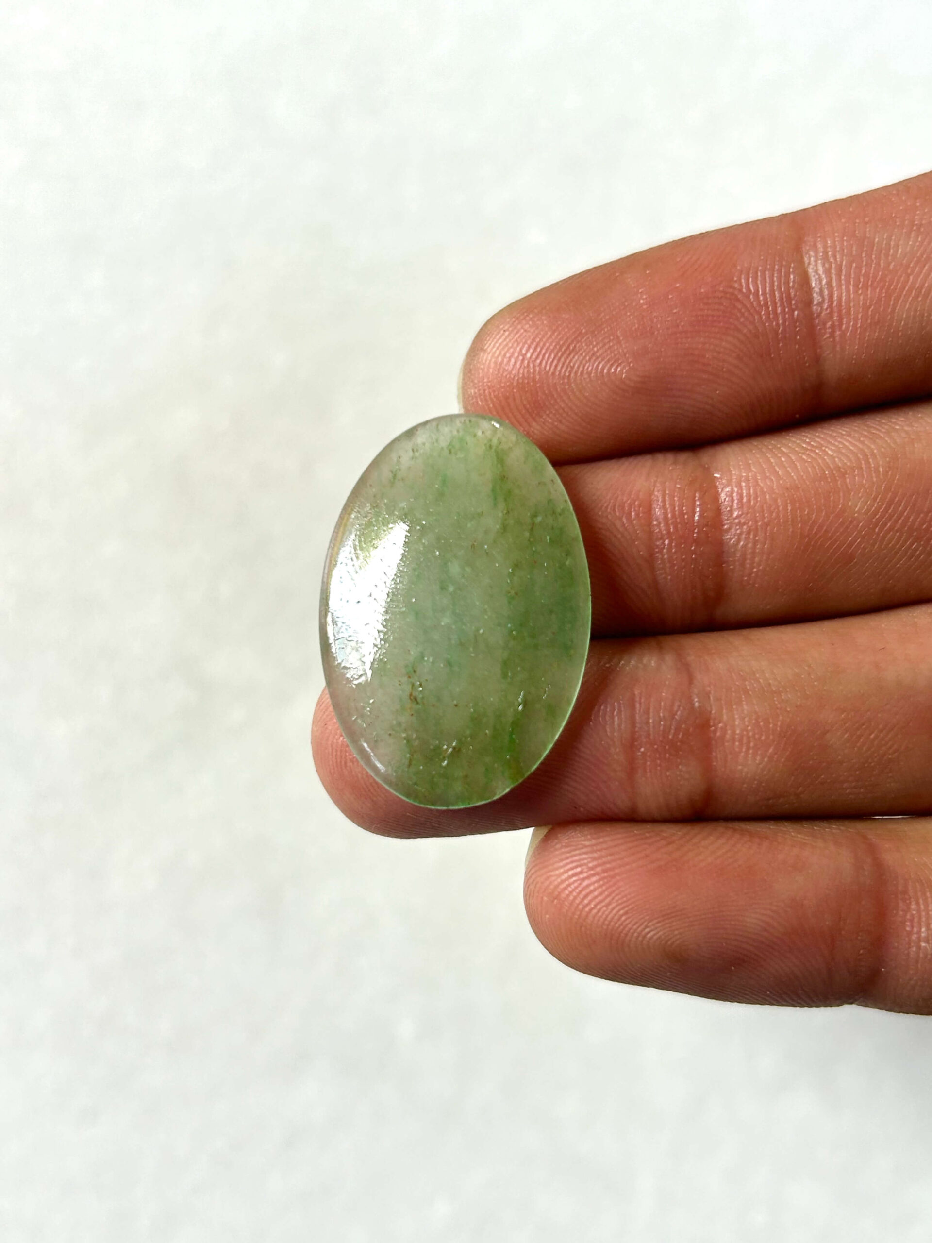 30 mm Jade Cabochon for Macrame
