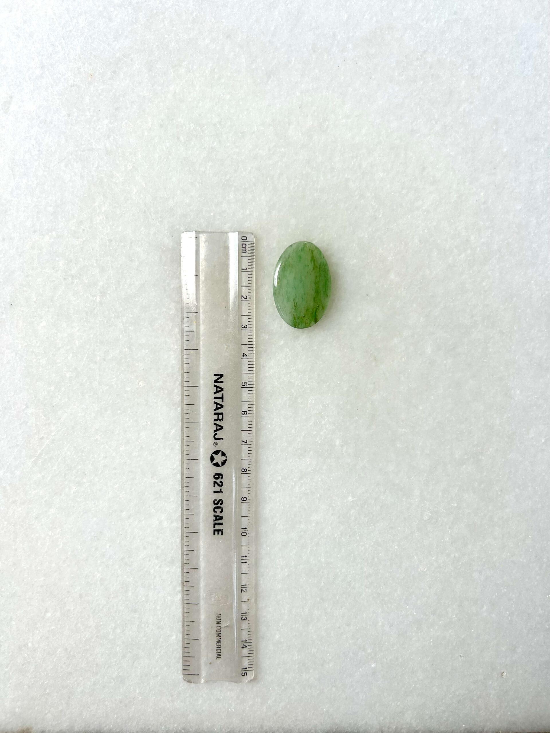 30 mm Jade Cabochon for Macrame - Image 2