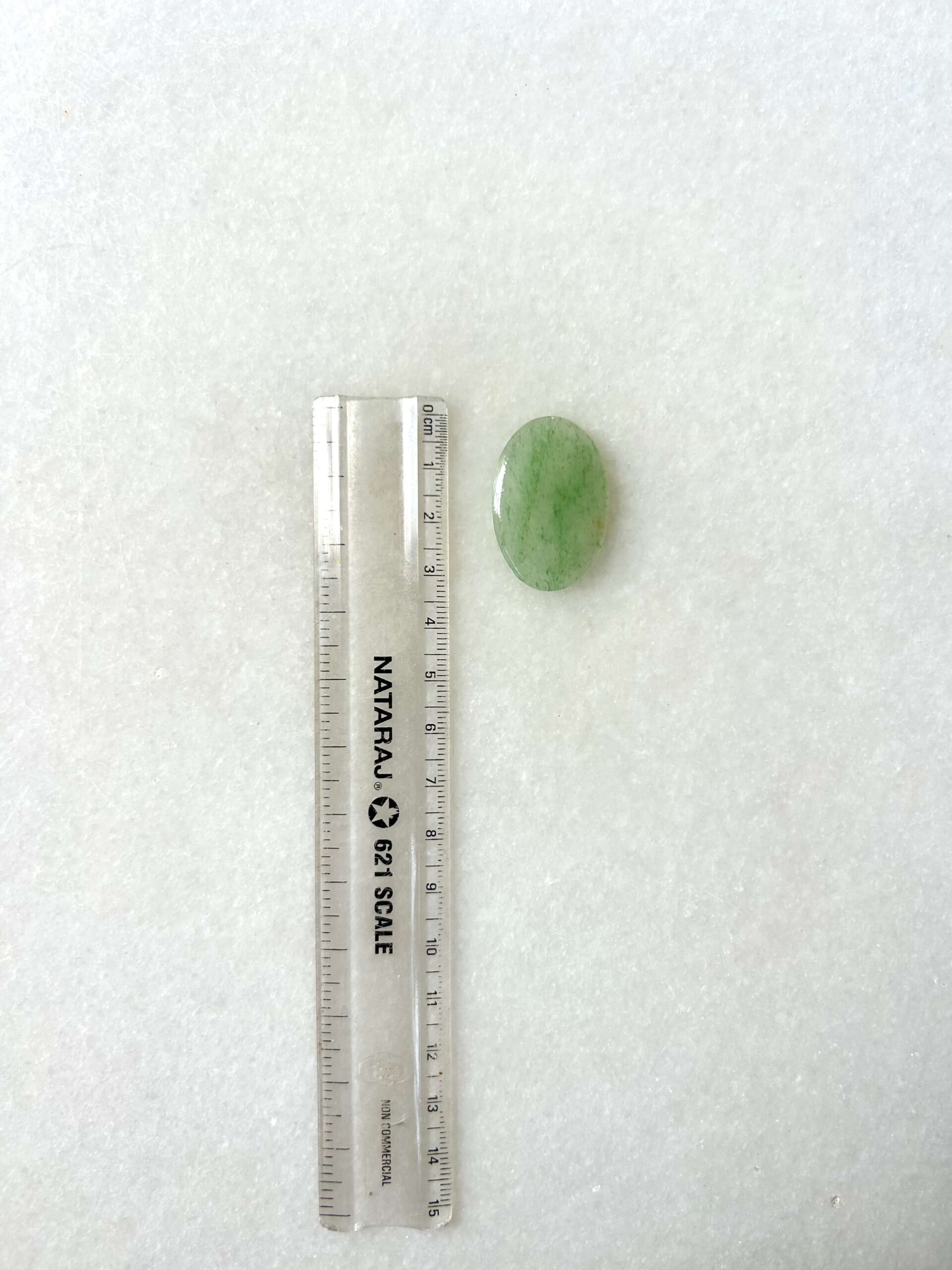 33 mm Jade Stone for Jewelry Making - Image 2