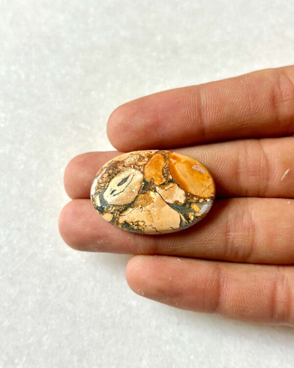 36mm Natural Maligano Jasper Cabochon for Jewelry Making