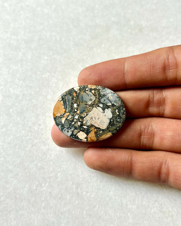 37mm Natural Maligano Jasper Cabochon for Jewelry Making
