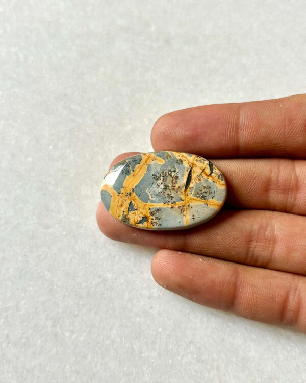36mm Natural Maligano Jasper Cabochon for Jewelry Making