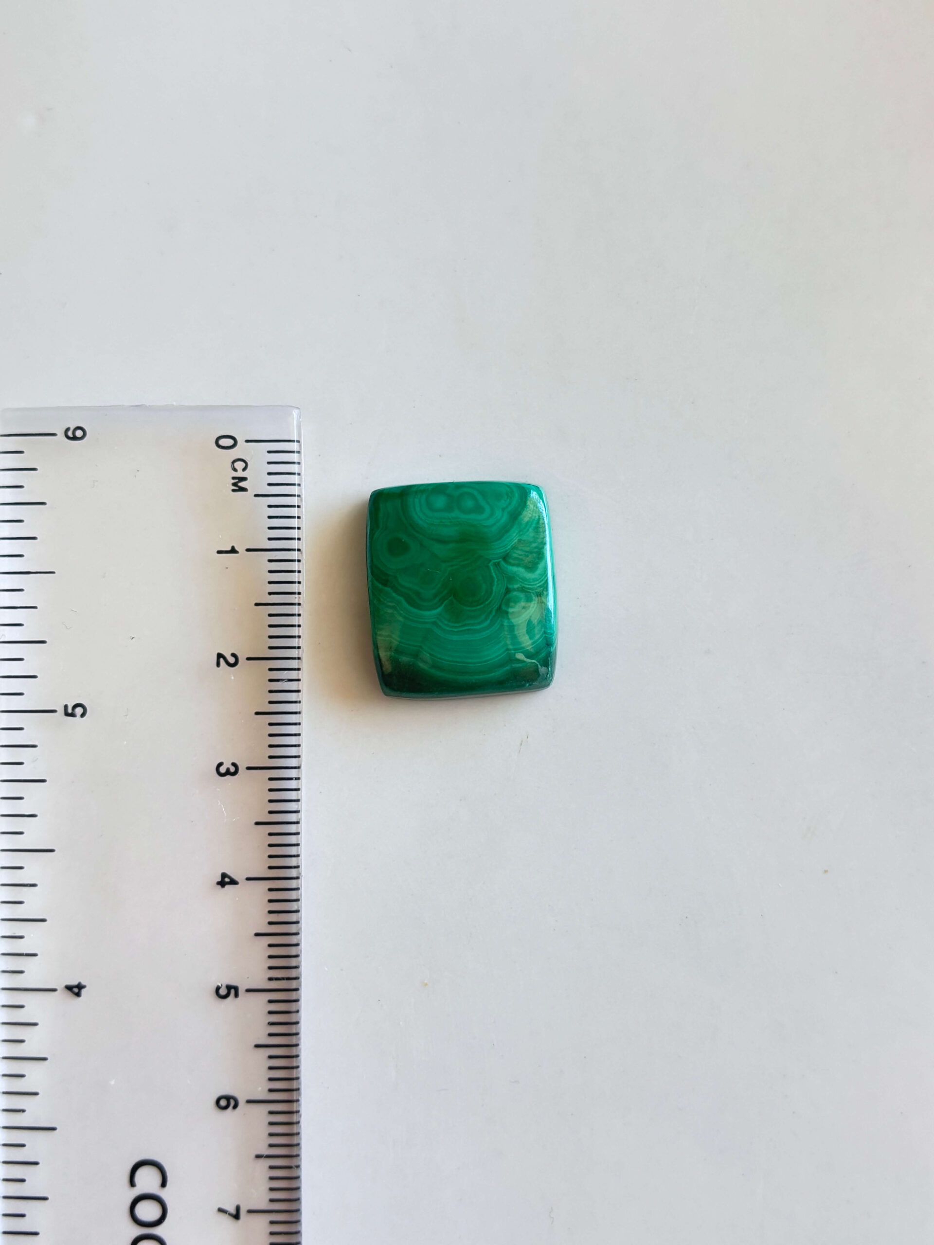 20mm Malachite Gemstone for Handmade Designs - Image 2
