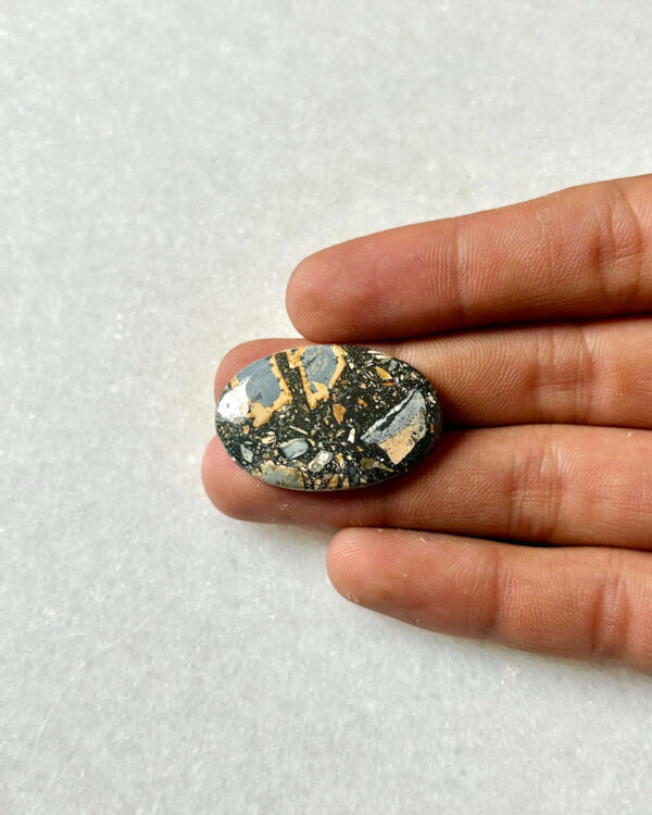 33mm Natural Maligano Jasper Cabochon for Jewelry Making