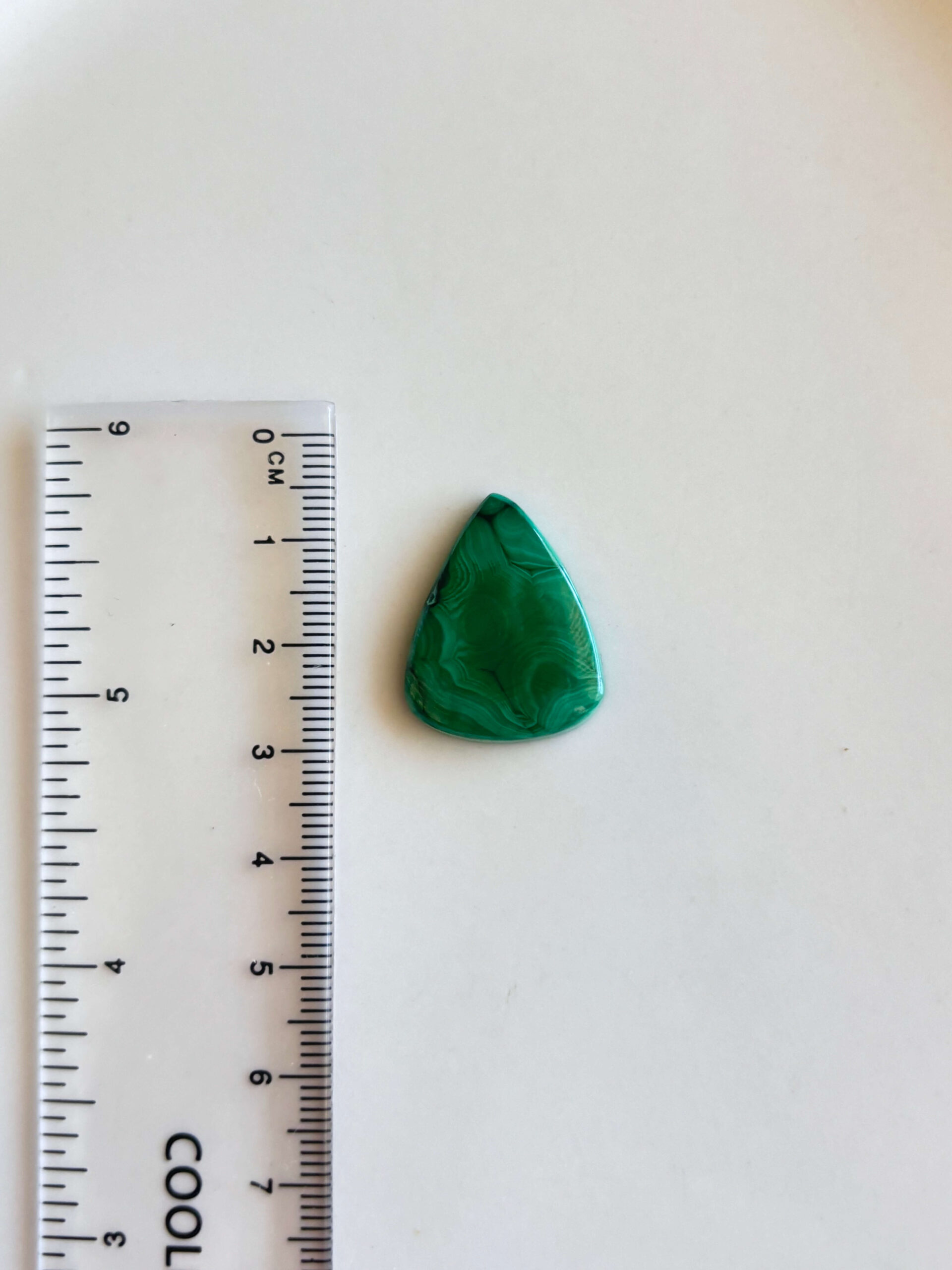 24mm Malachite Gemstone for Wire Wrapped Designs - Image 2