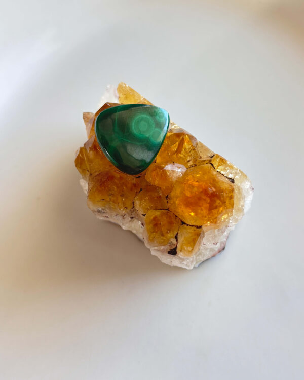 21mm Malachite Stone for Jewellery Projects
