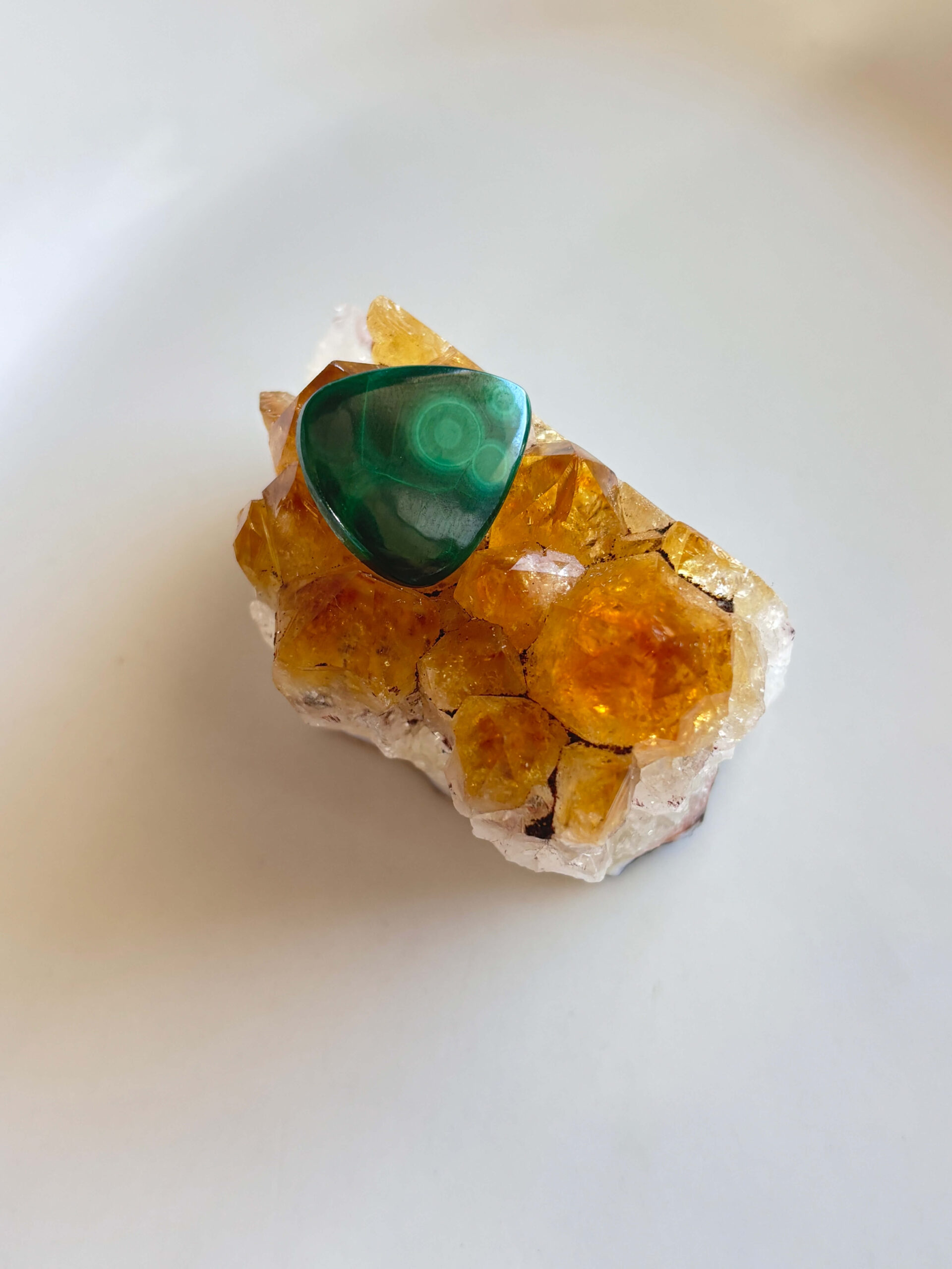 21mm Malachite Stone for Jewellery Projects