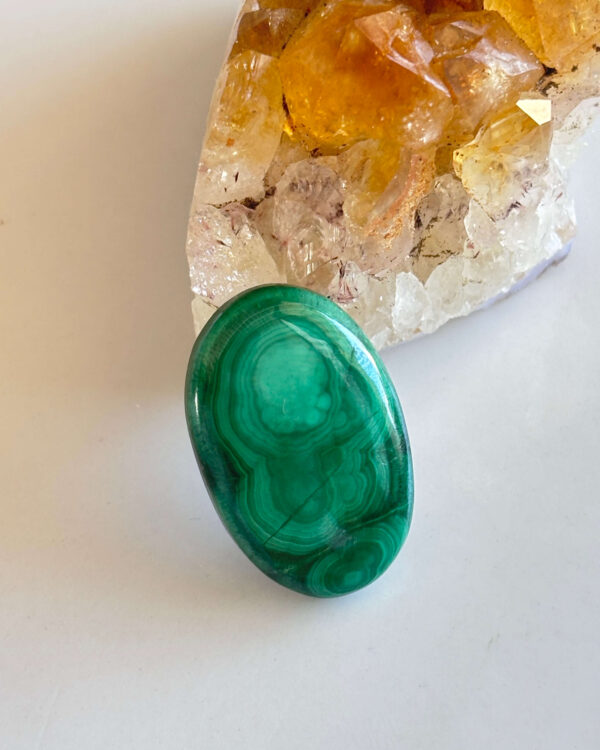 29mm Malachite Gemstone for Pendant Designs