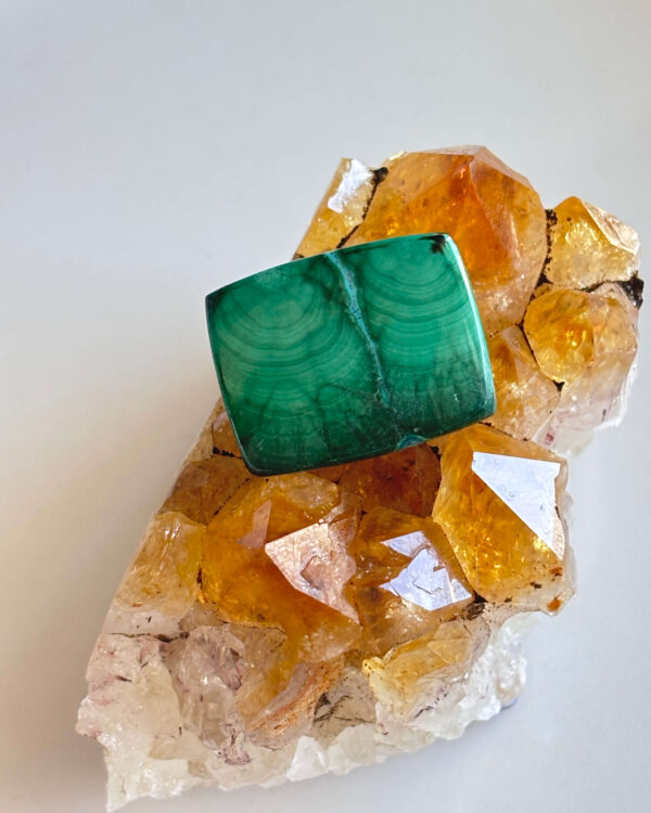 22mm Malachite Stone for Jewellery Projects