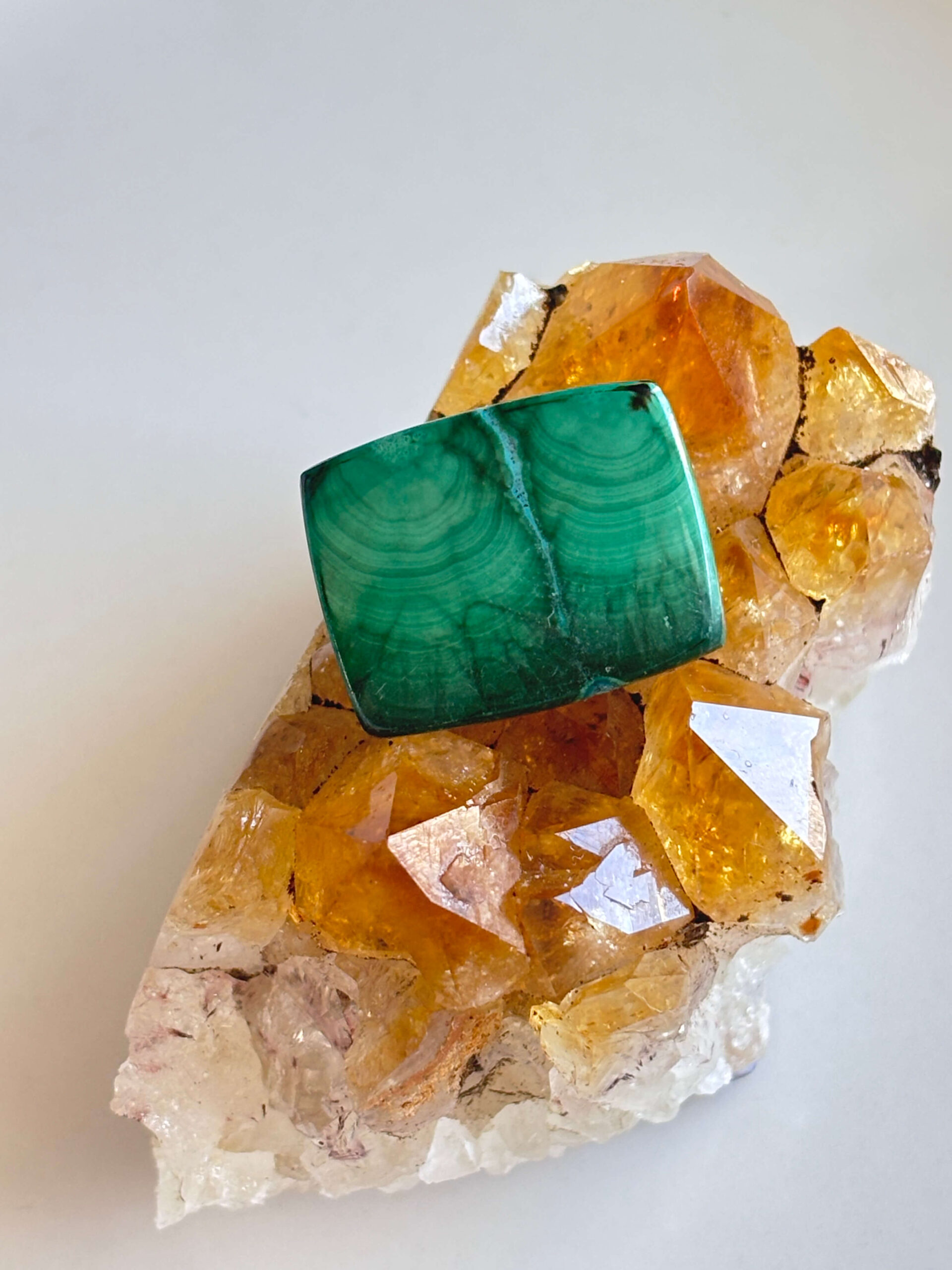 22mm Malachite Stone for Jewellery Projects