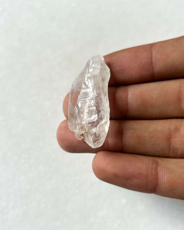 Clear Quartz Stone with Raw Edges