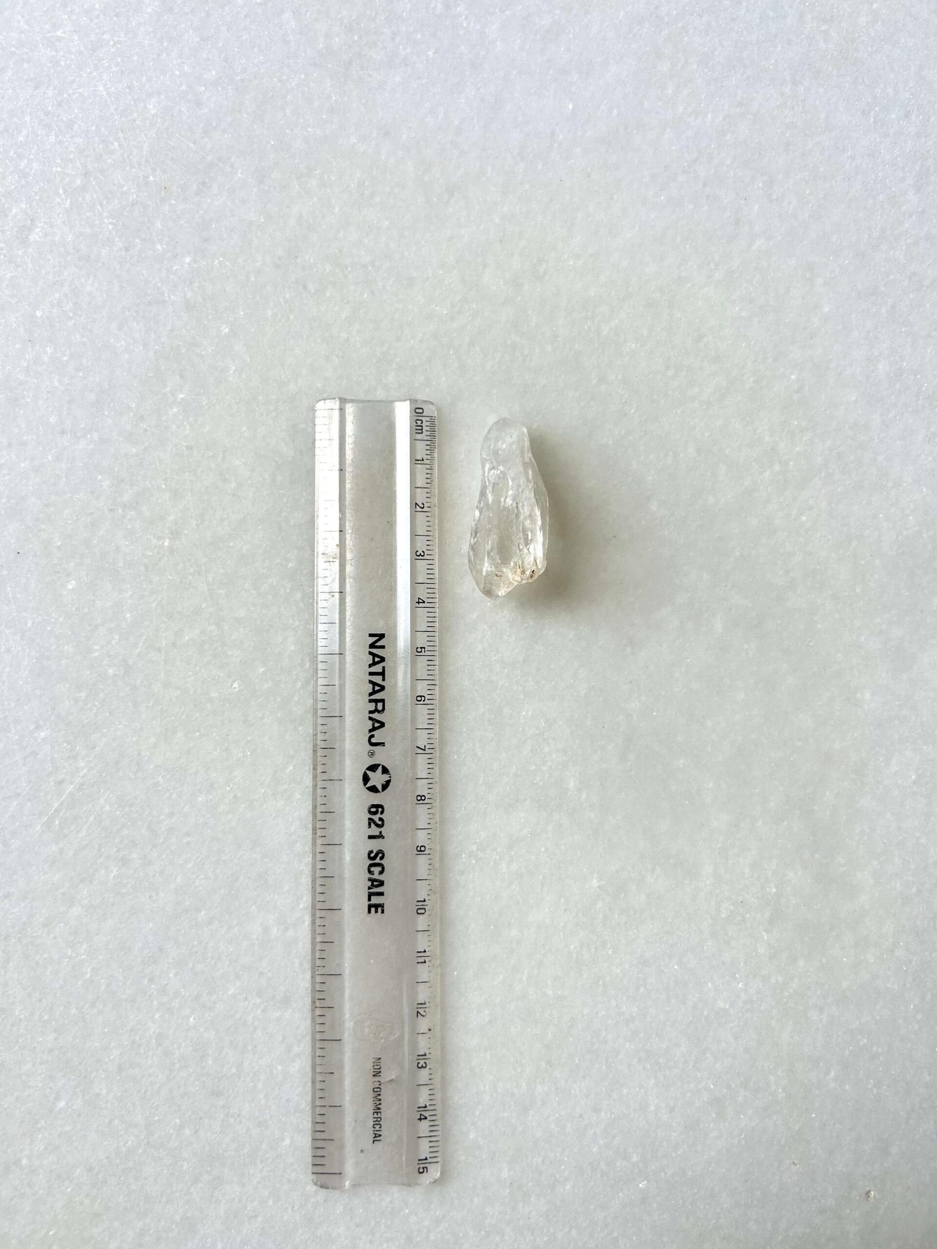 Clear Quartz Stone with Raw Edges - Image 2