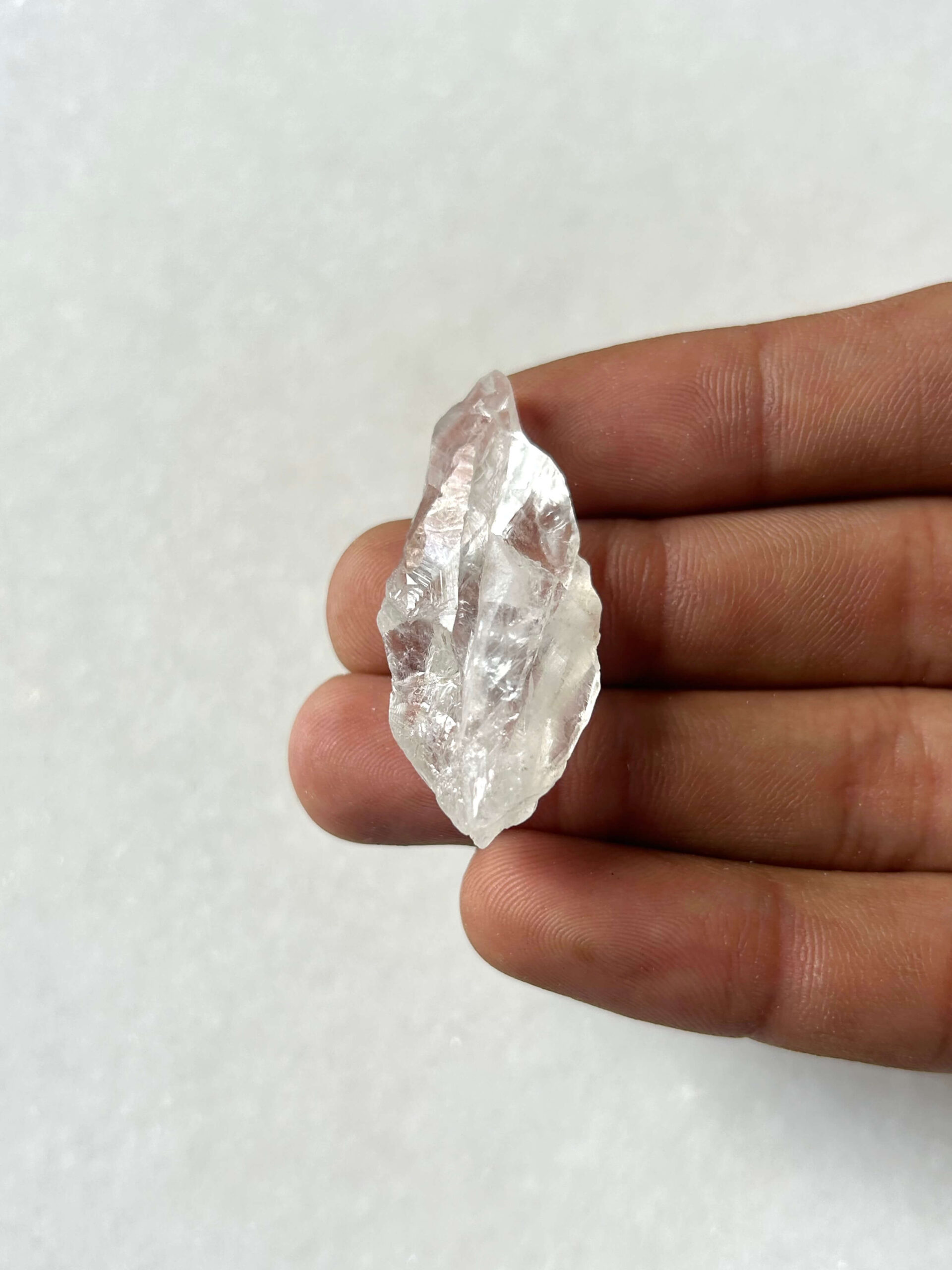 Unpolished Clear Quartz Stone