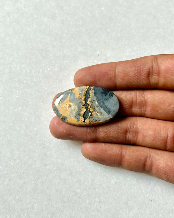 38mm Natural Maligano Jasper Cabochon for Jewelry Making