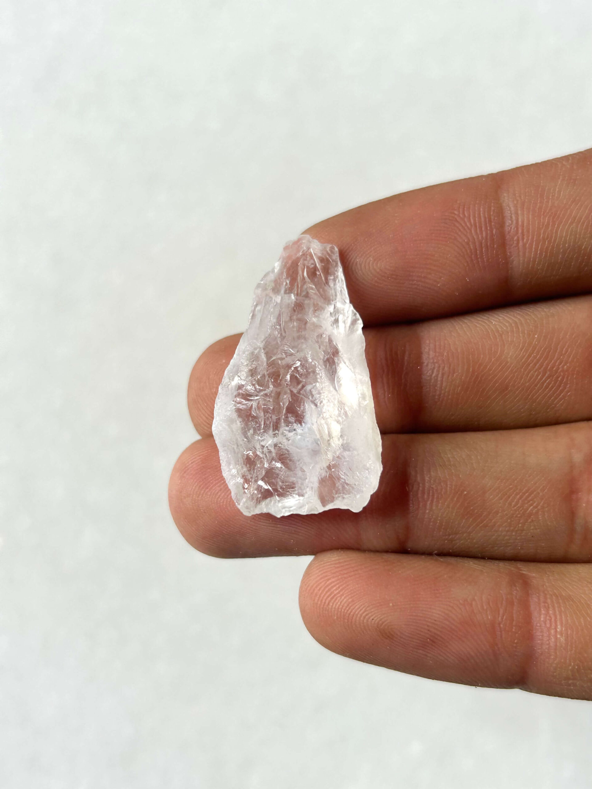 Rough Clear Quartz for Macrame Jewelry