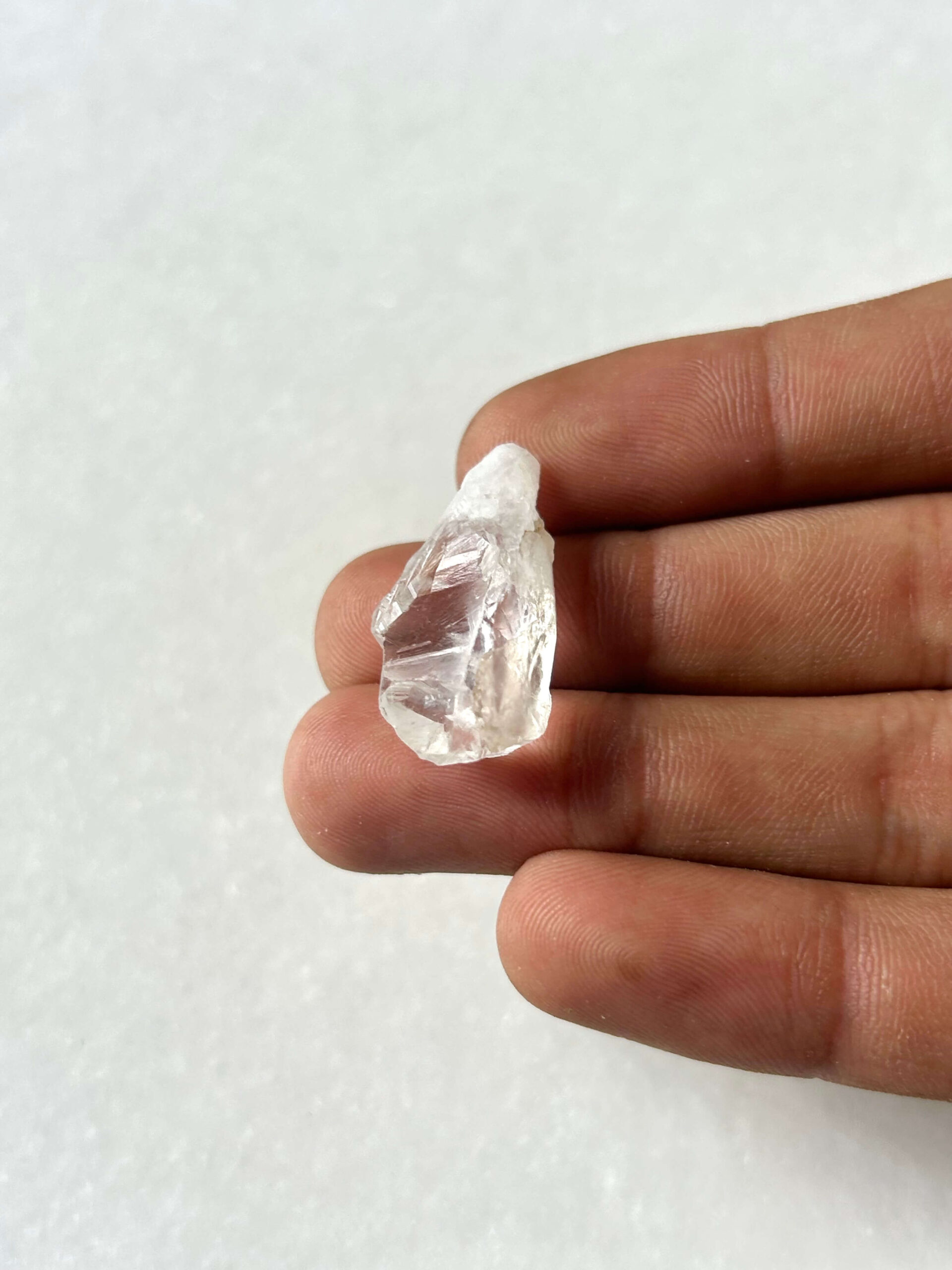 Clear Quartz Crystal for Macrame